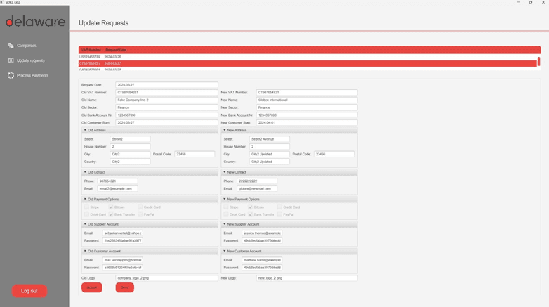 Delaware B2B portal (Desktop) preview 7