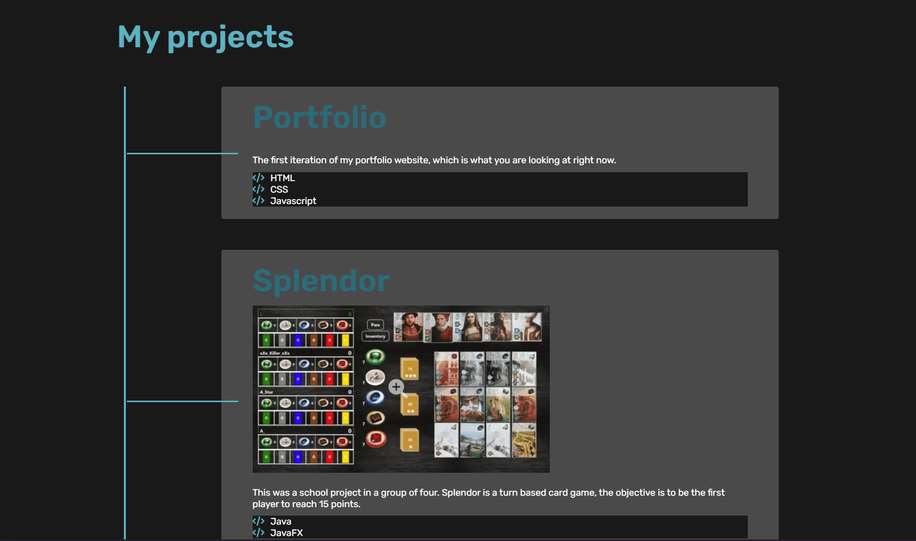 Portfolio v1 preview 2